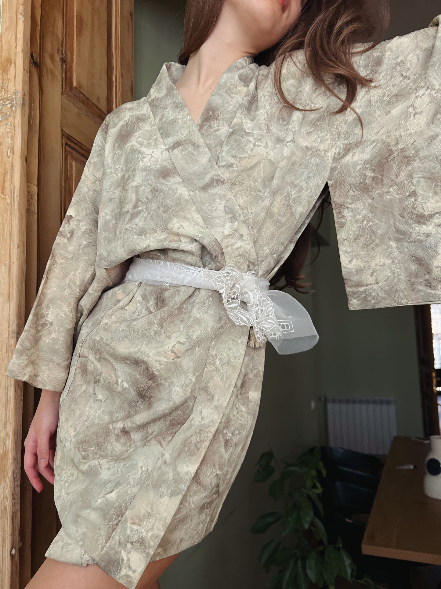 Haori with abstract pattern