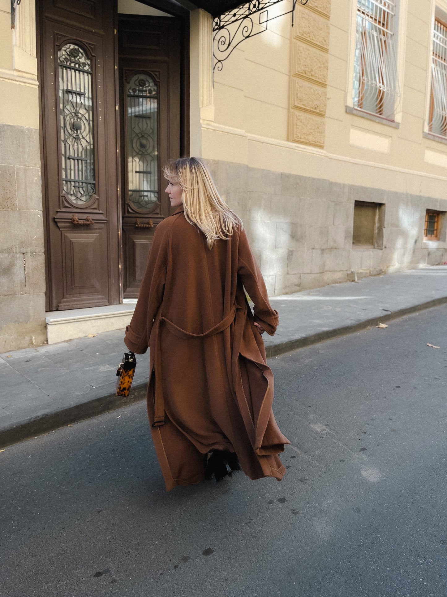Brown coat