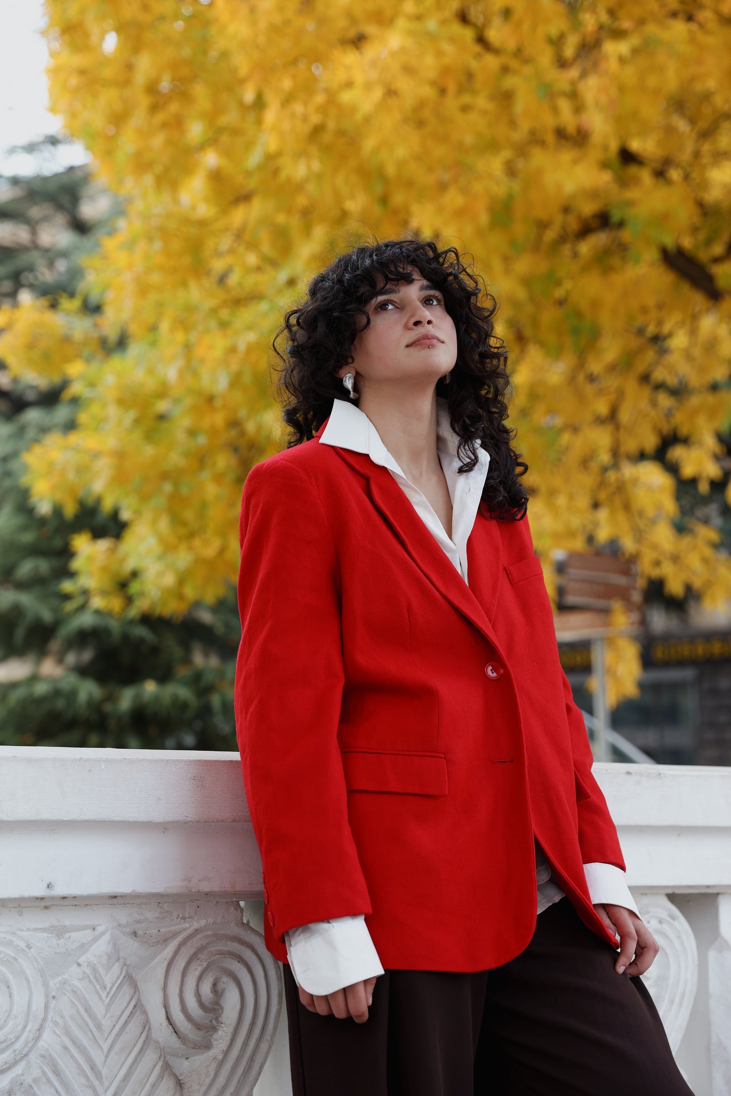Red jacket