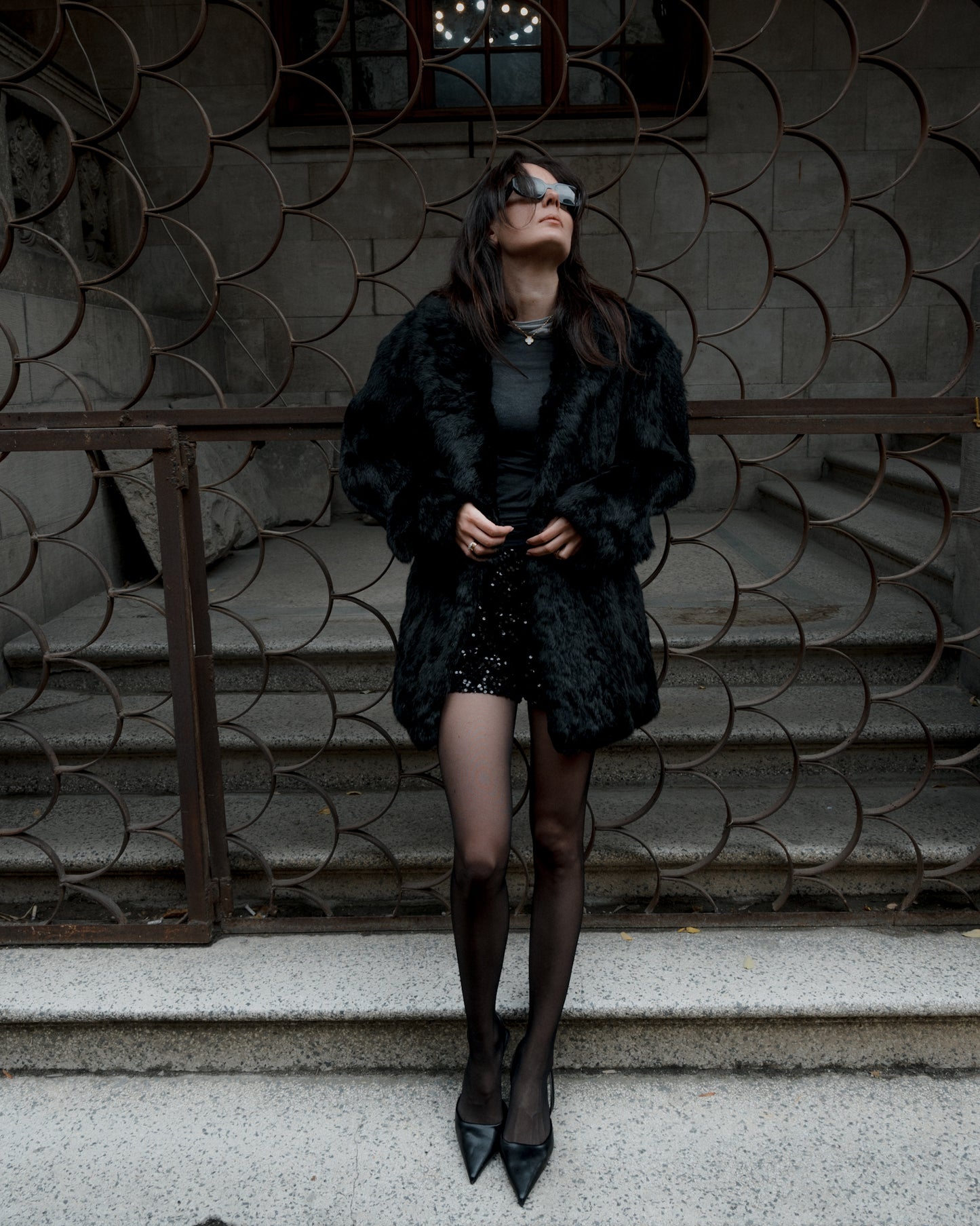 Fur coat