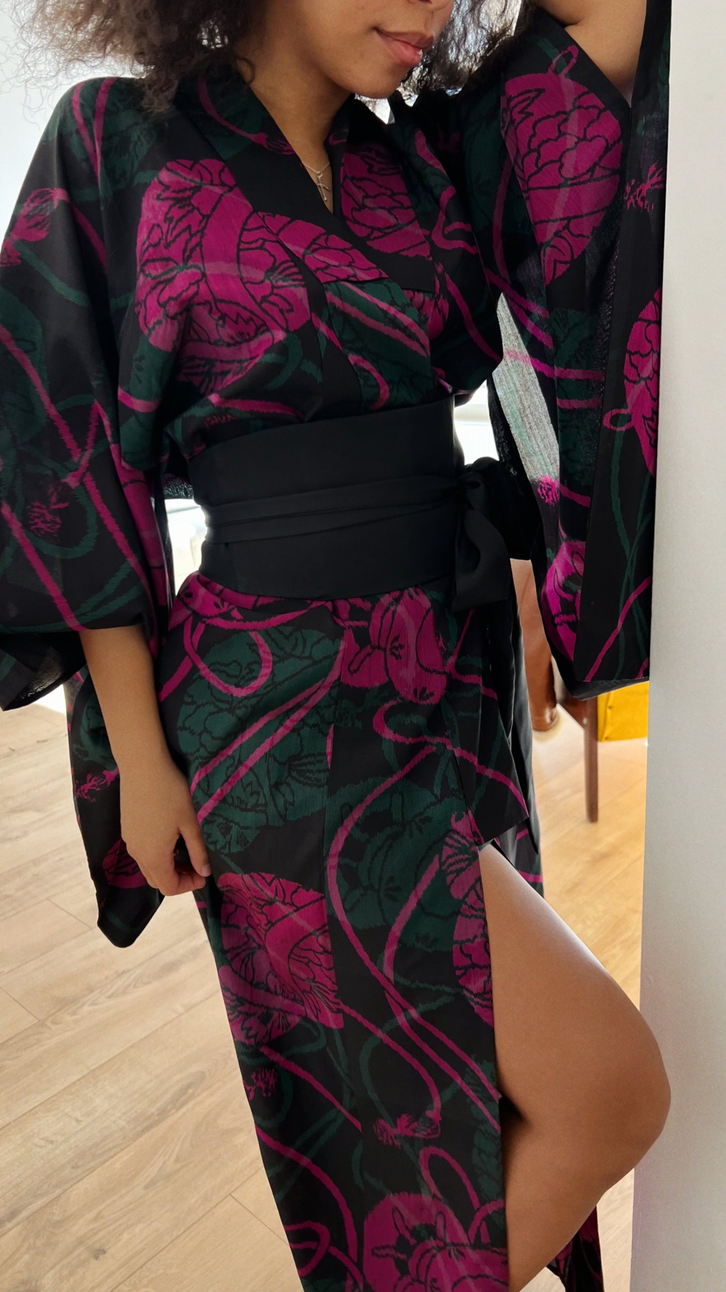 Kimono with long sleeves