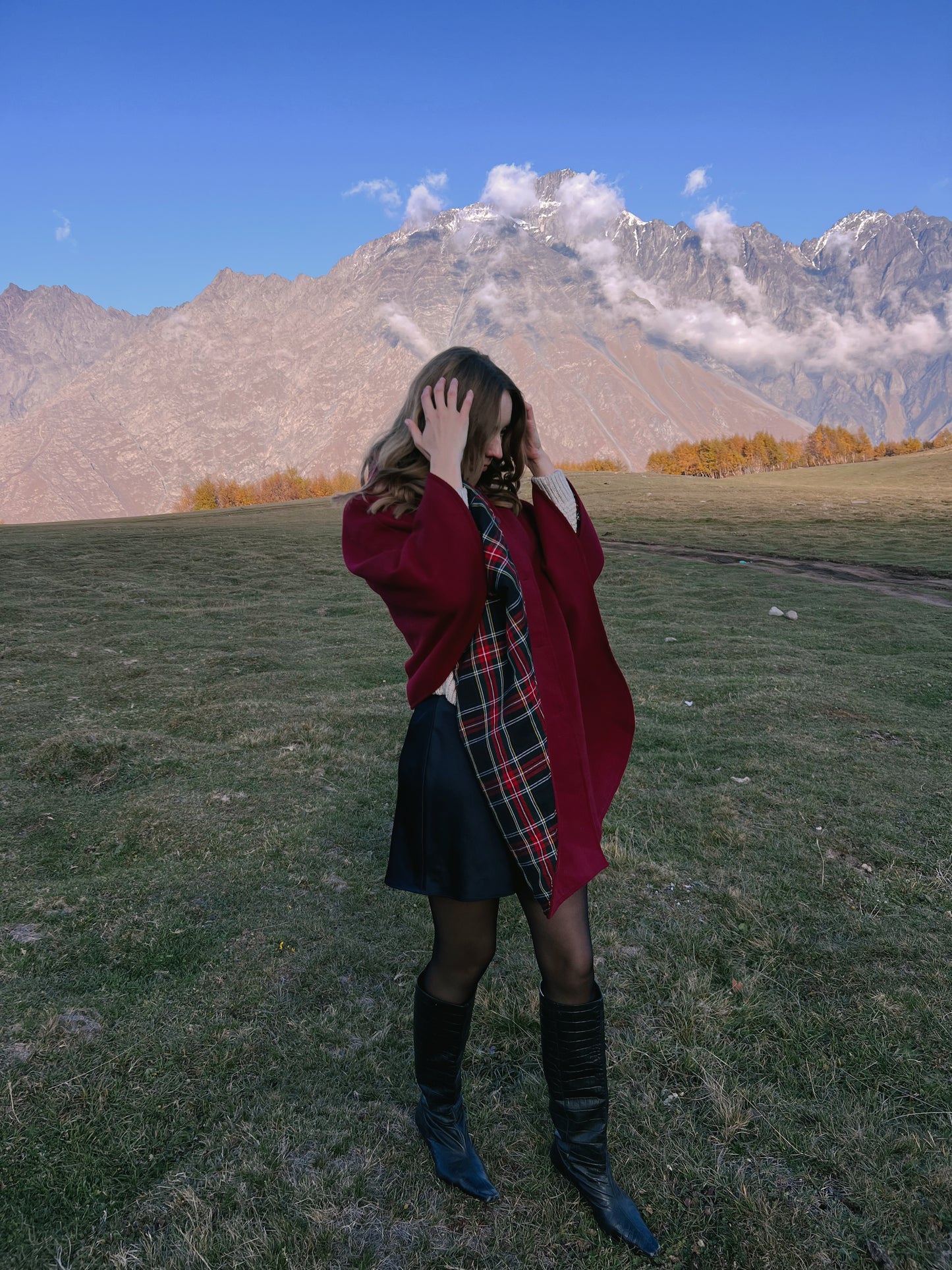 Cherry poncho