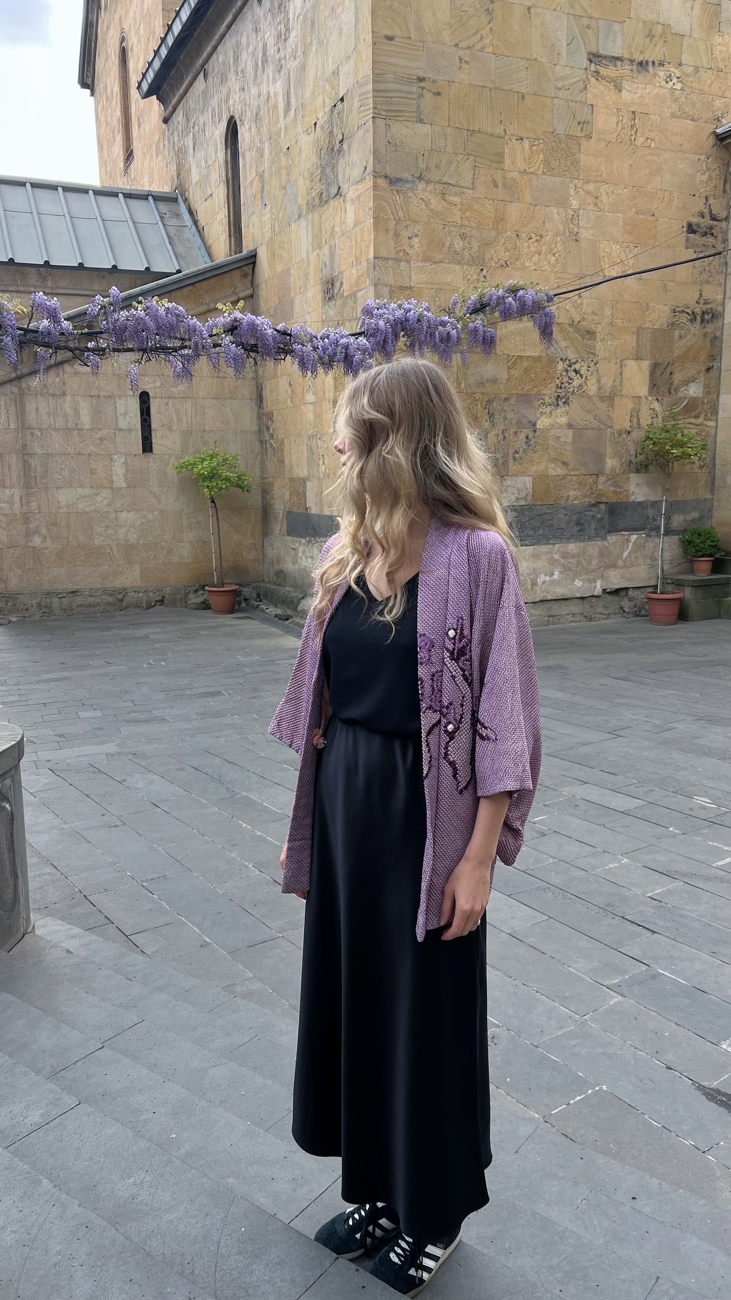 Purple Shibory Haori