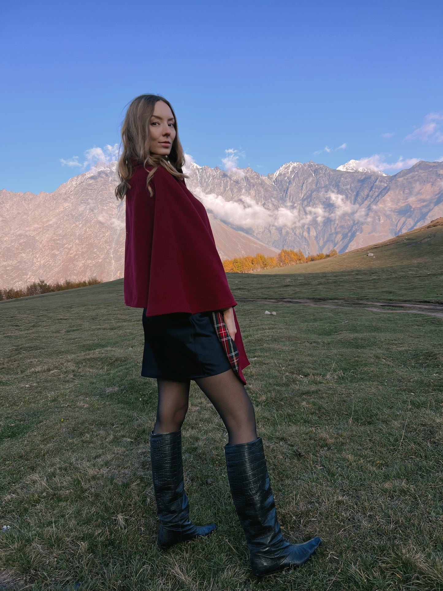 Cherry poncho