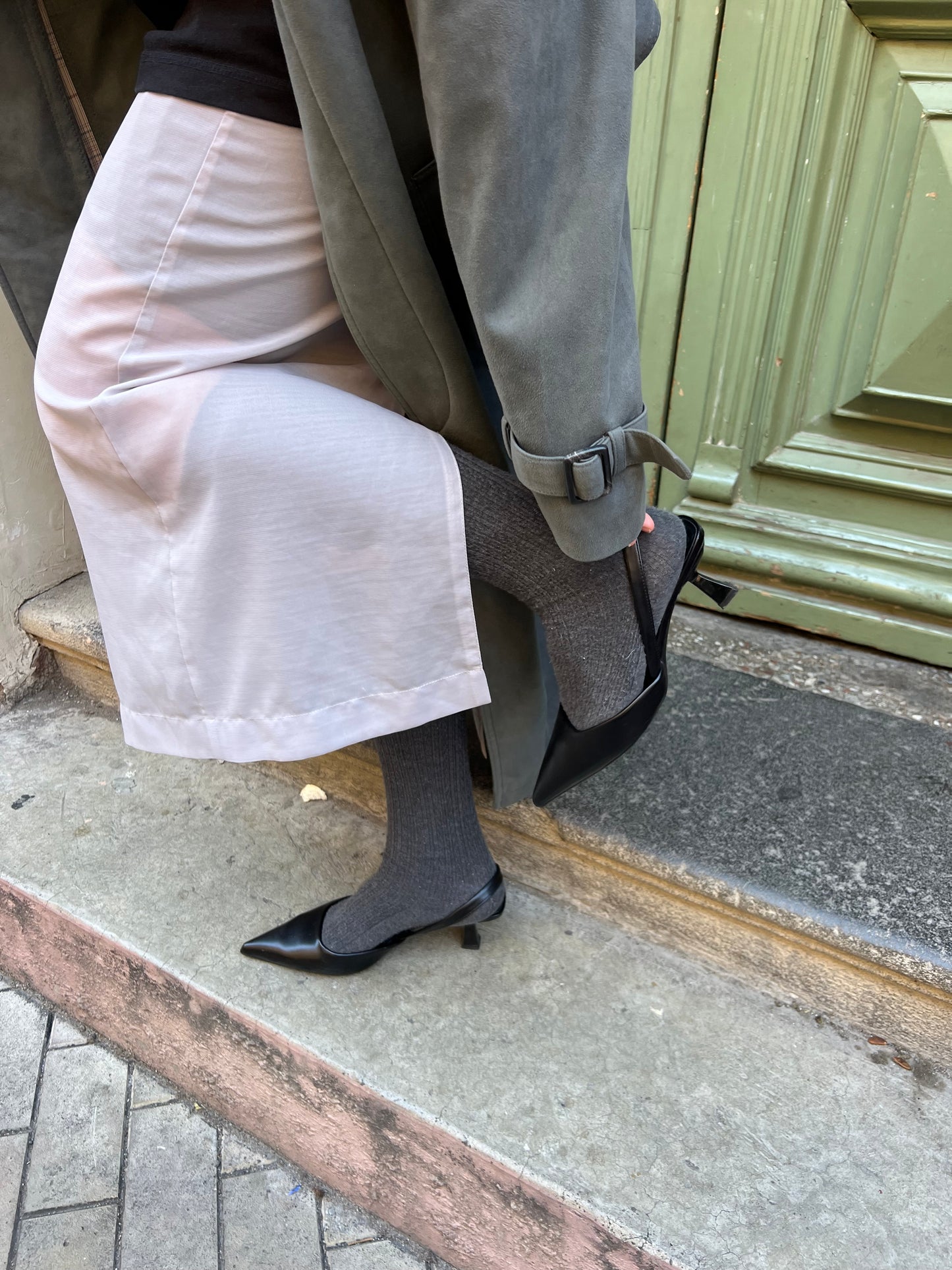 Trench coat gray