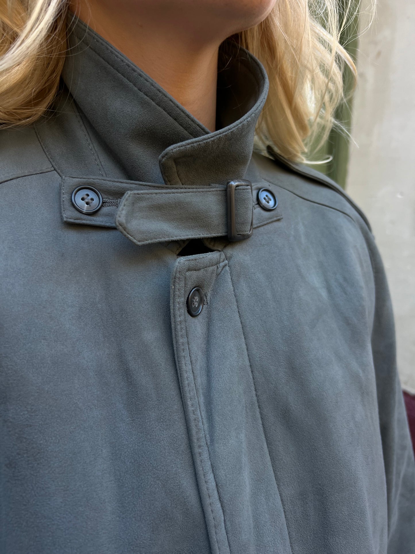 Trench coat gray