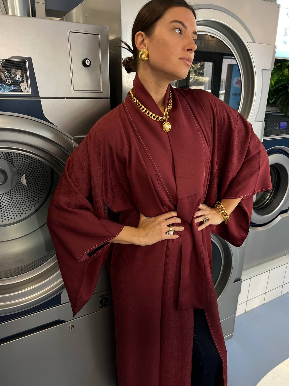 Kimono burgundy