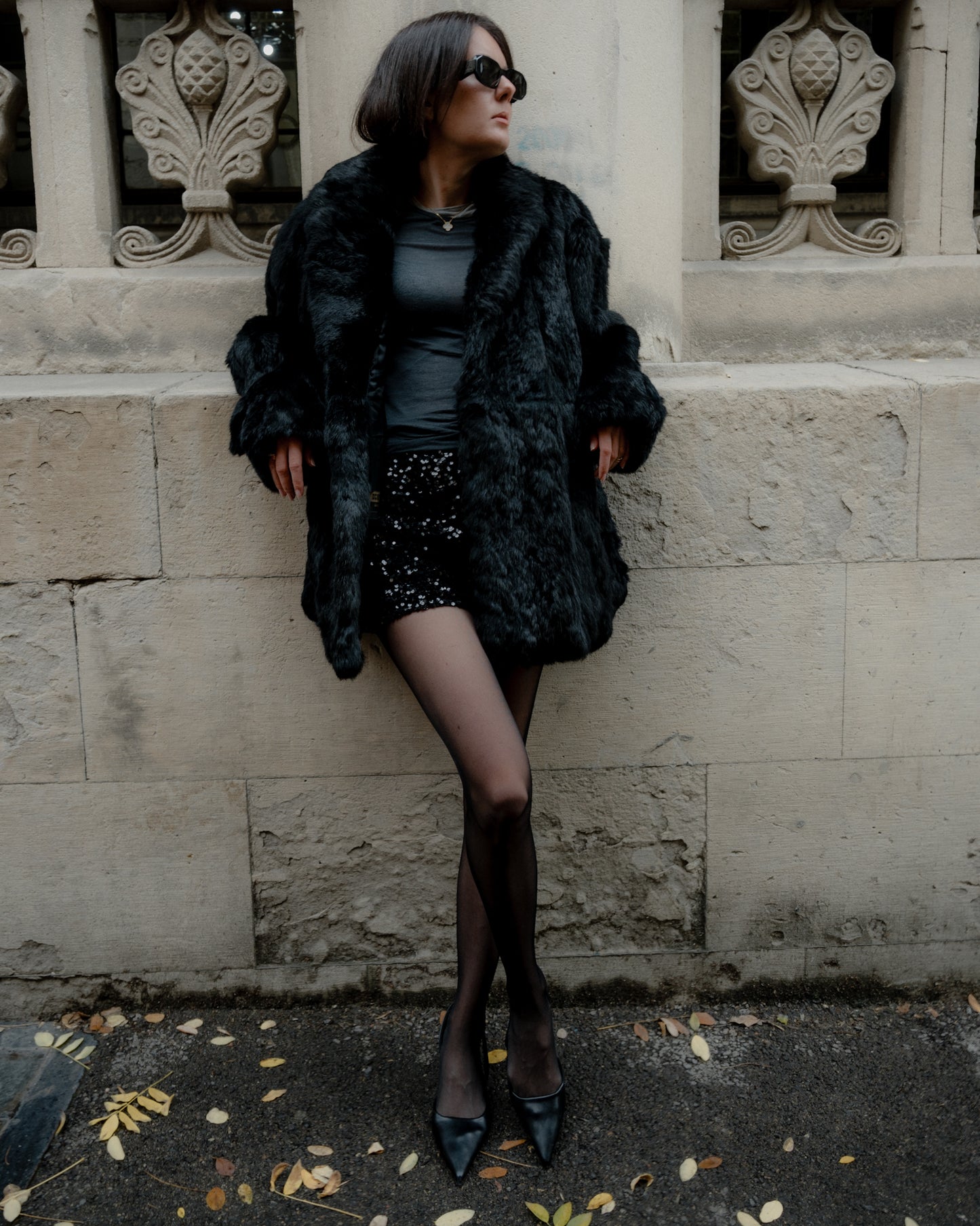 Fur coat