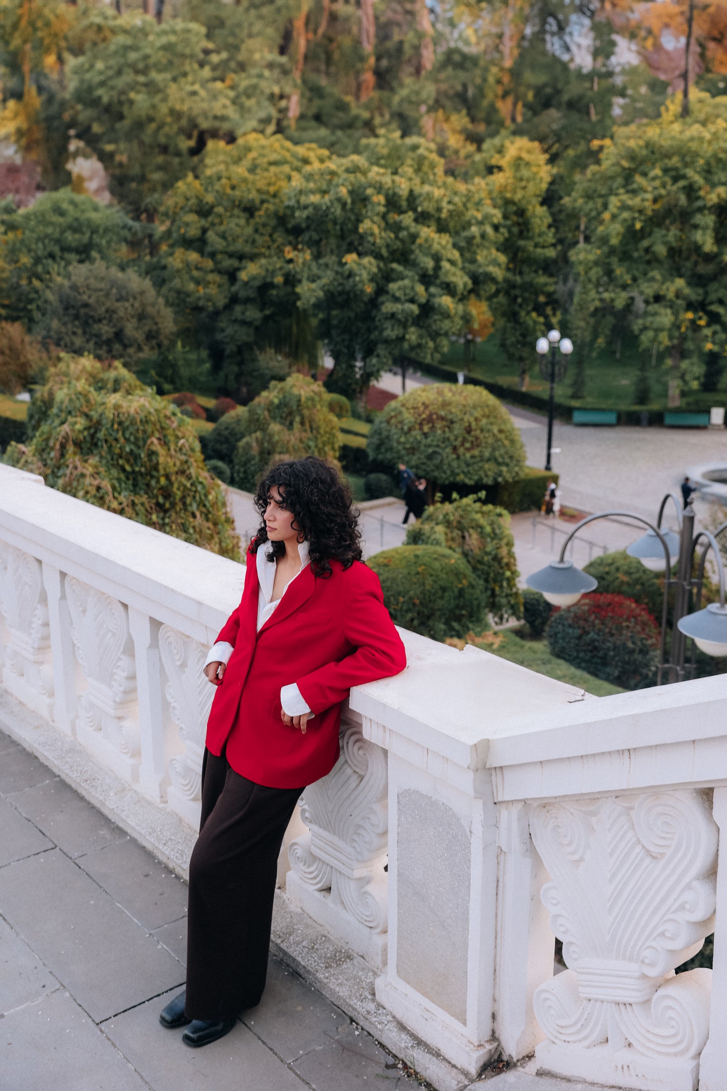 Red jacket