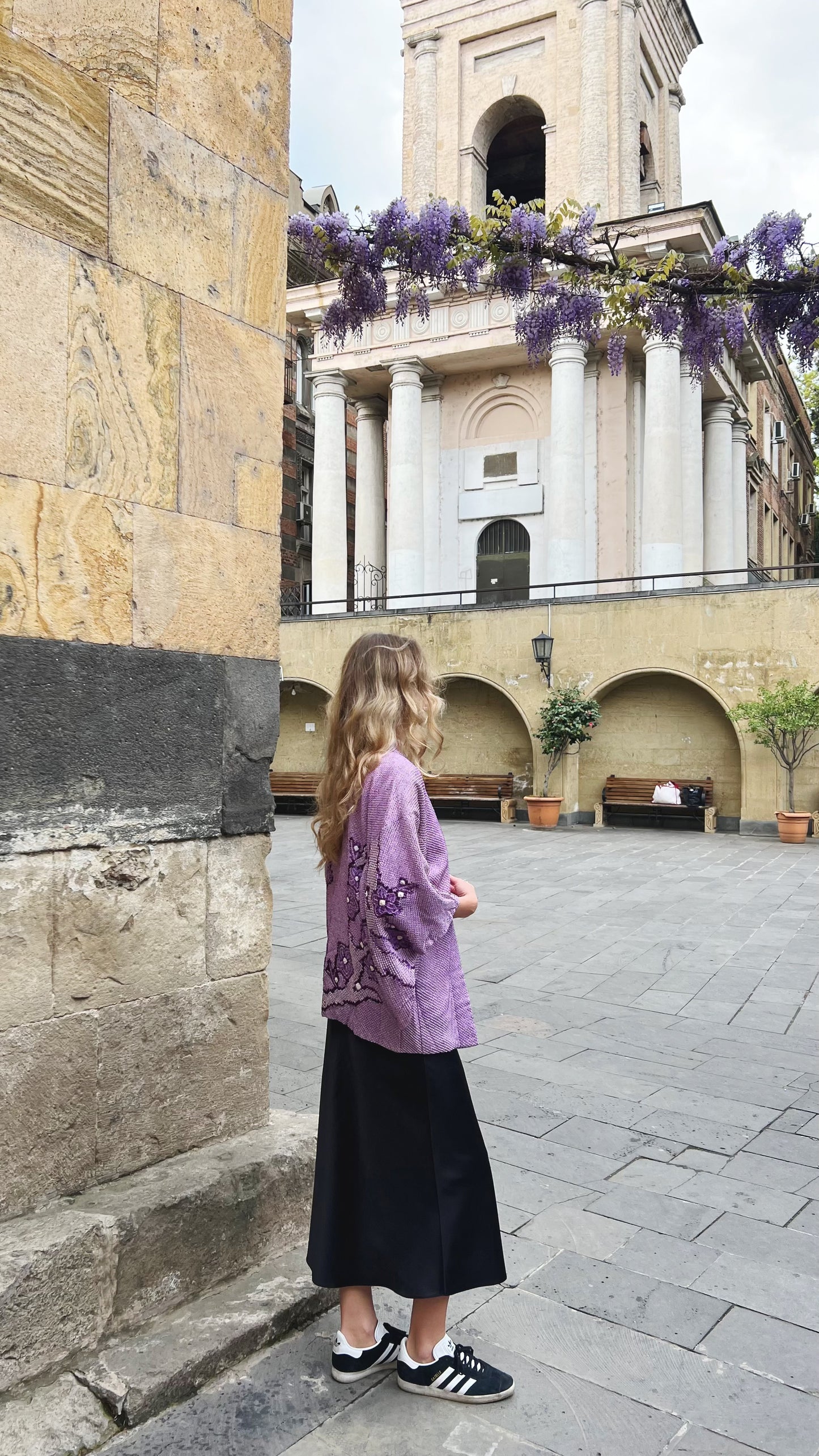 Purple Shibory Haori