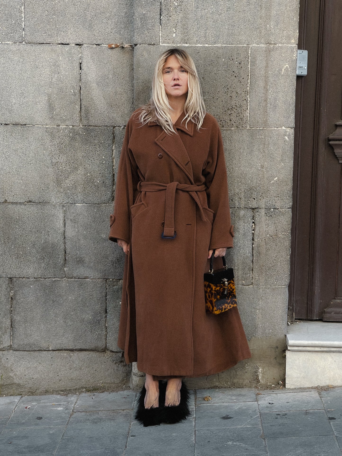 Brown coat
