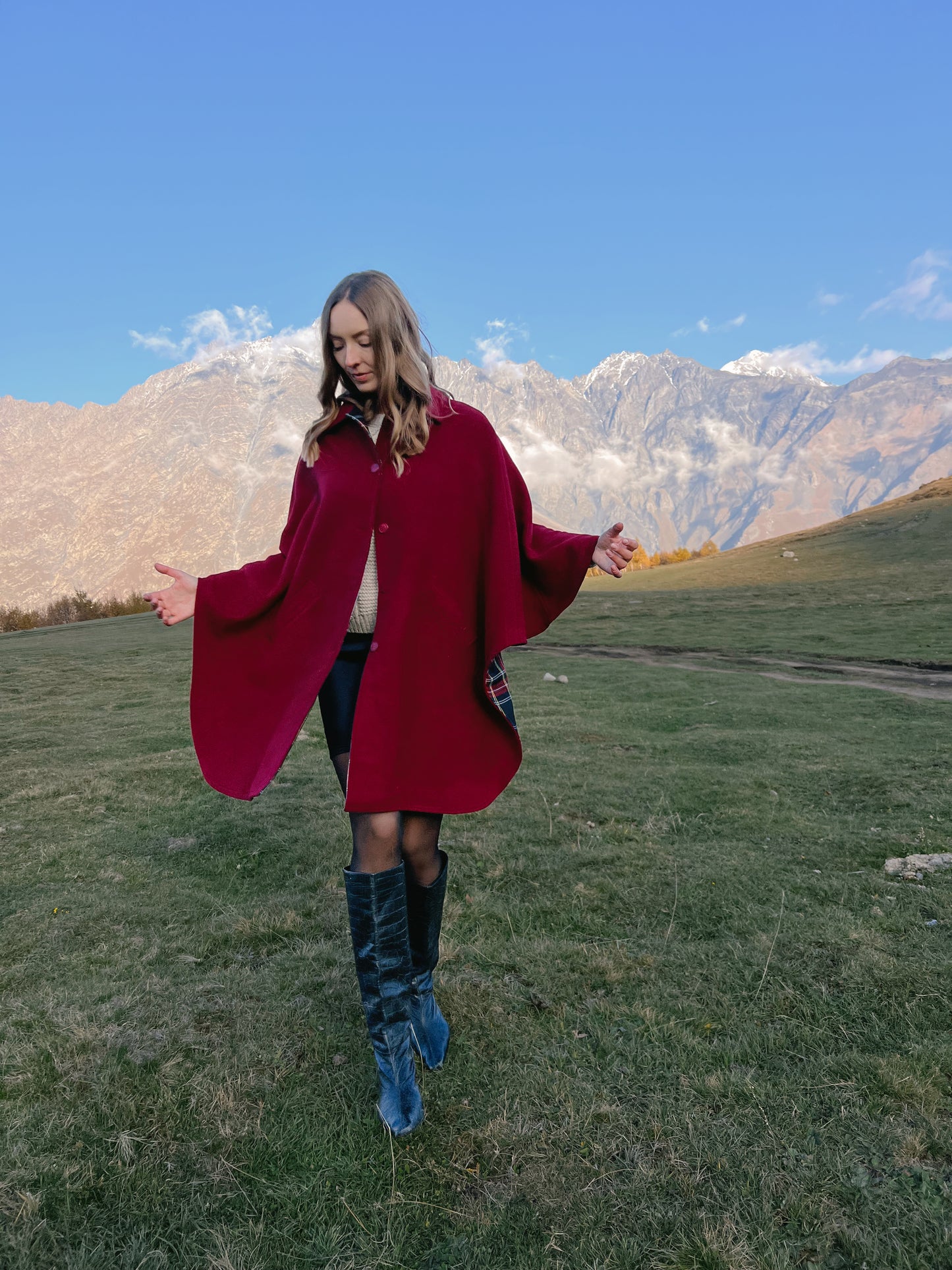 Cherry poncho