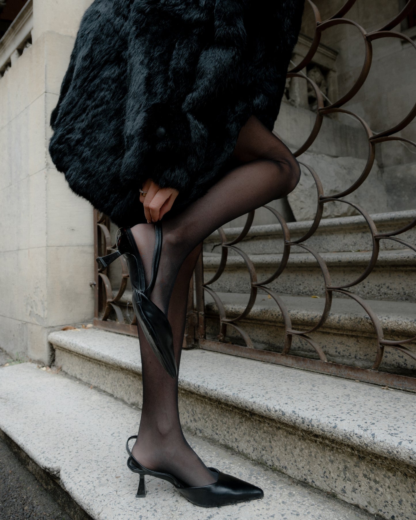 Fur coat