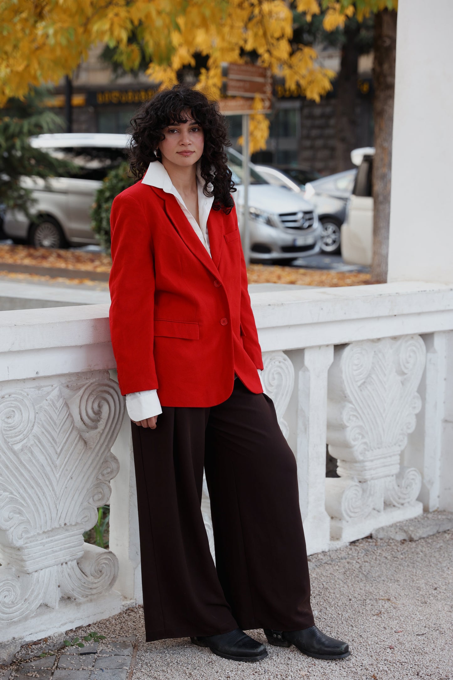 Red jacket