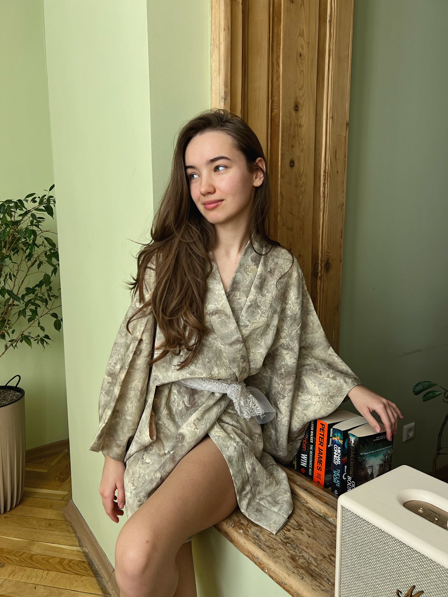 Haori with abstract pattern