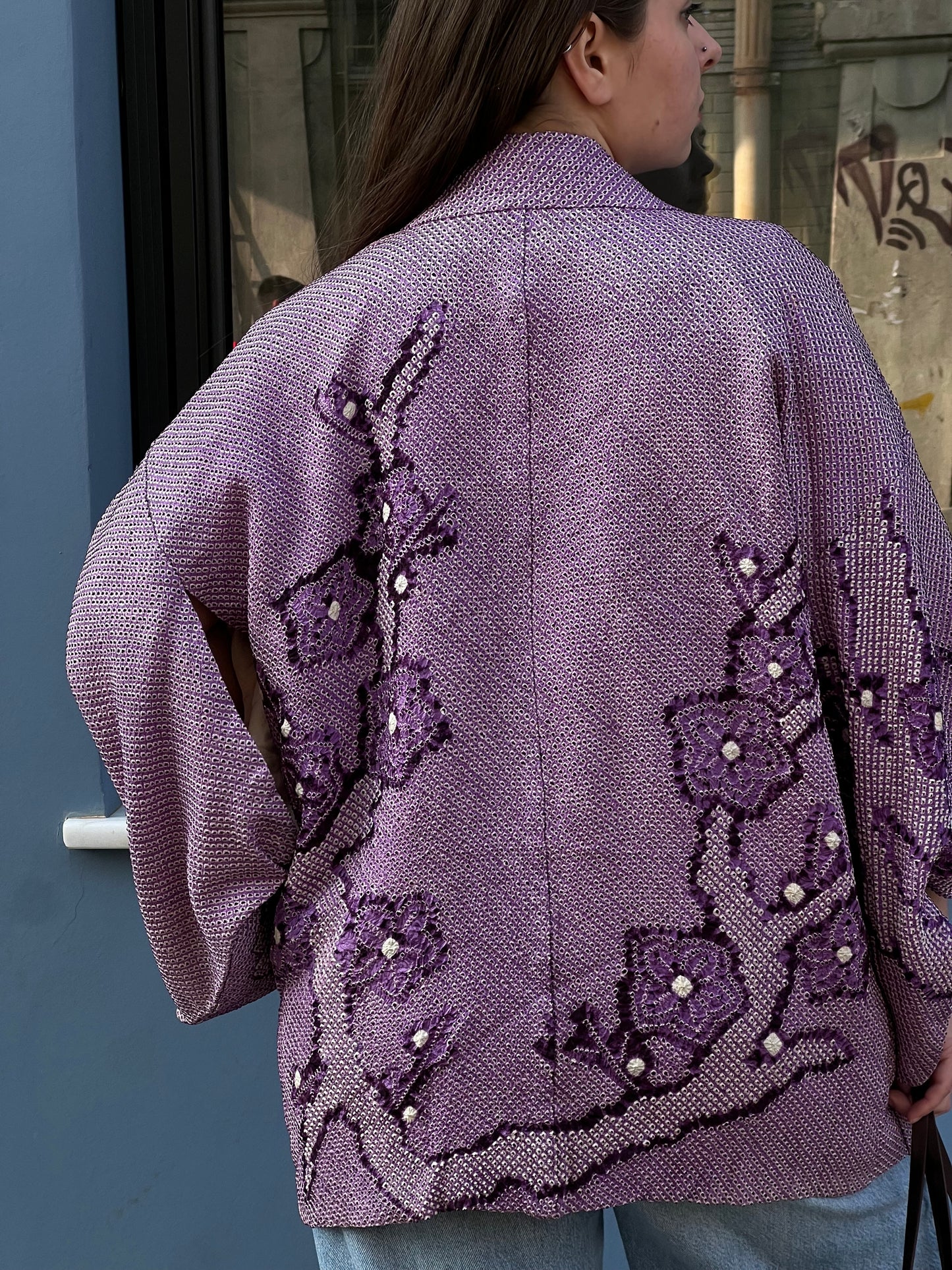 Purple Shibory Haori
