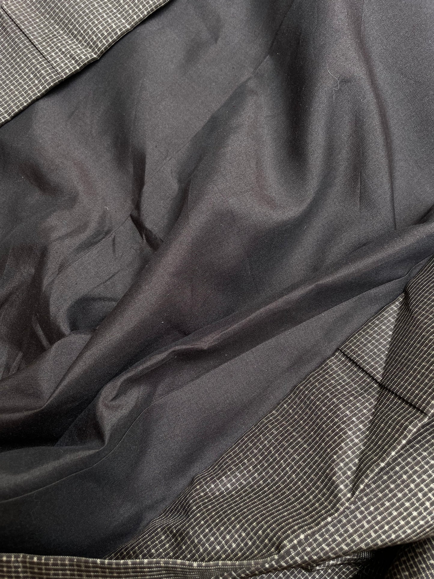 Brown silk