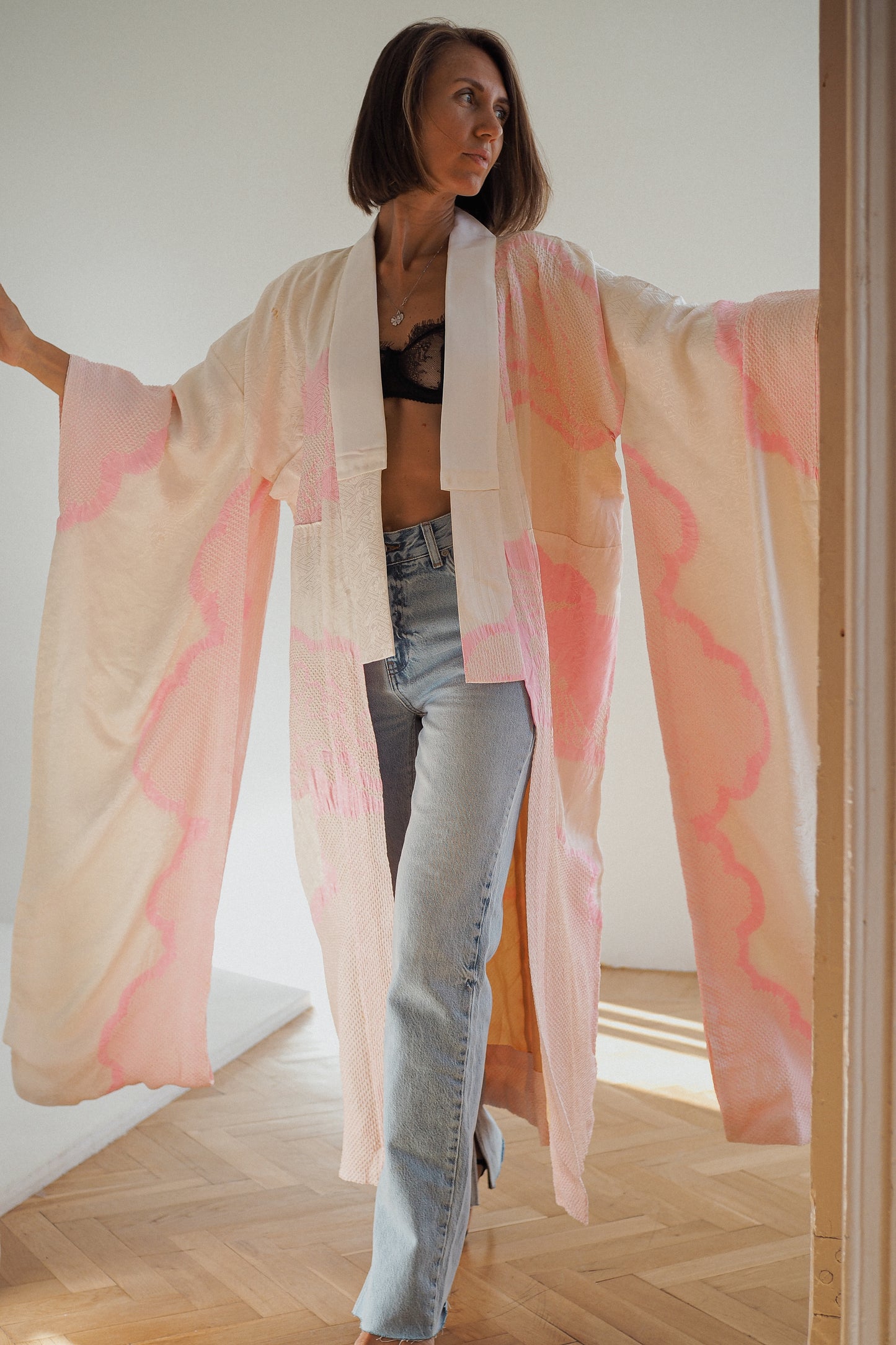 Kimono marshmallow with clouds
