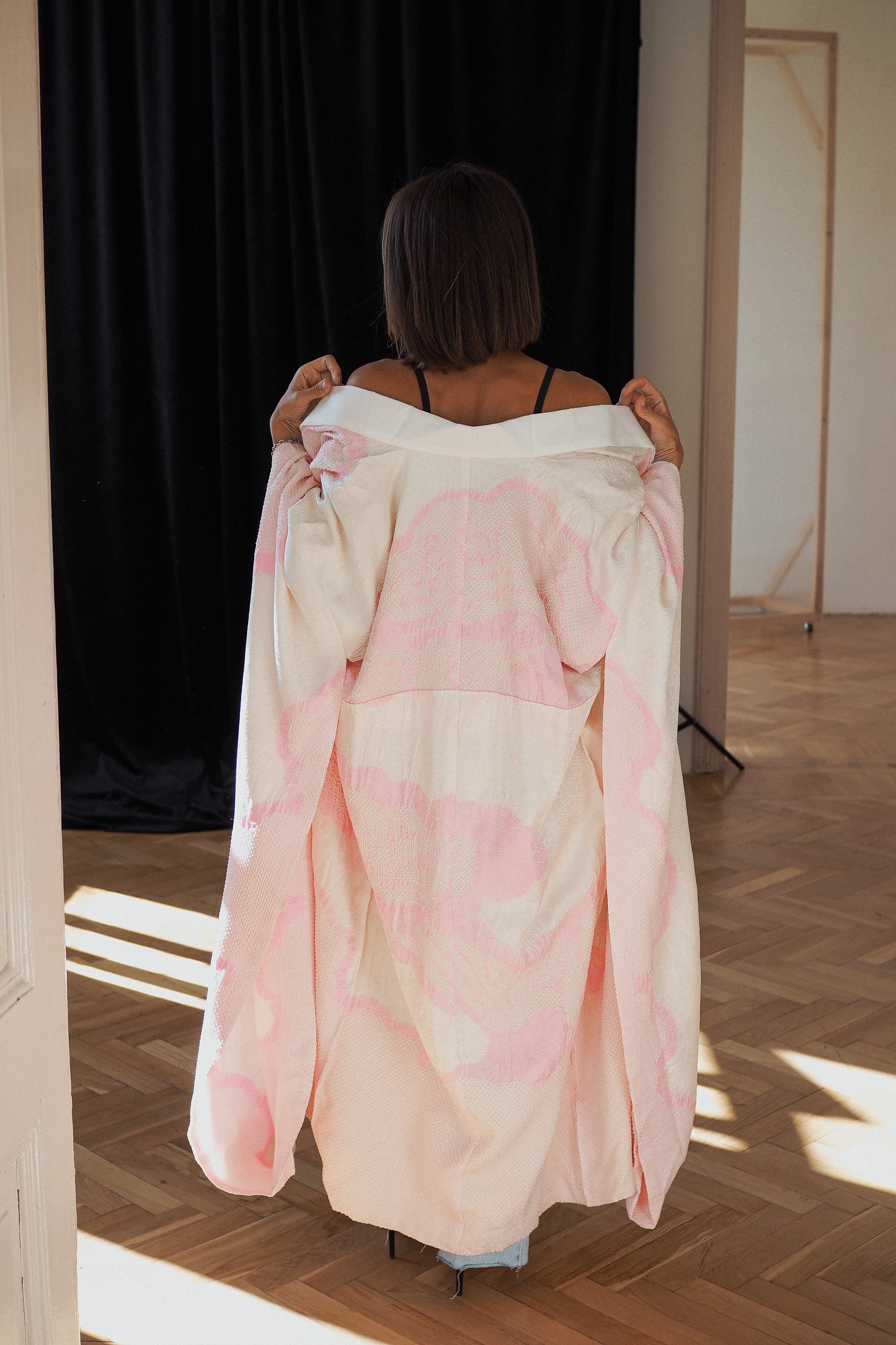 Kimono marshmallow with clouds
