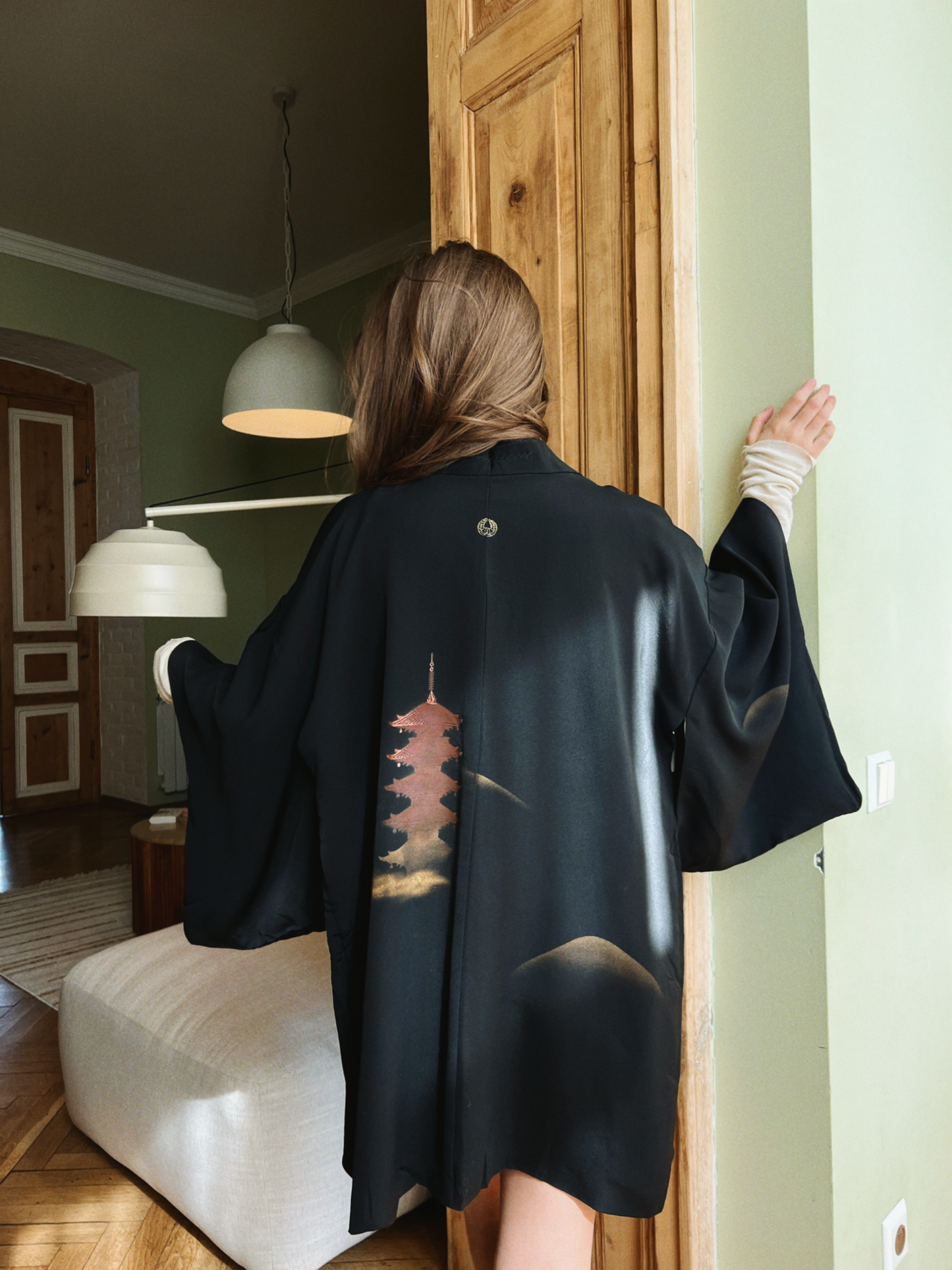 Haori with a tower