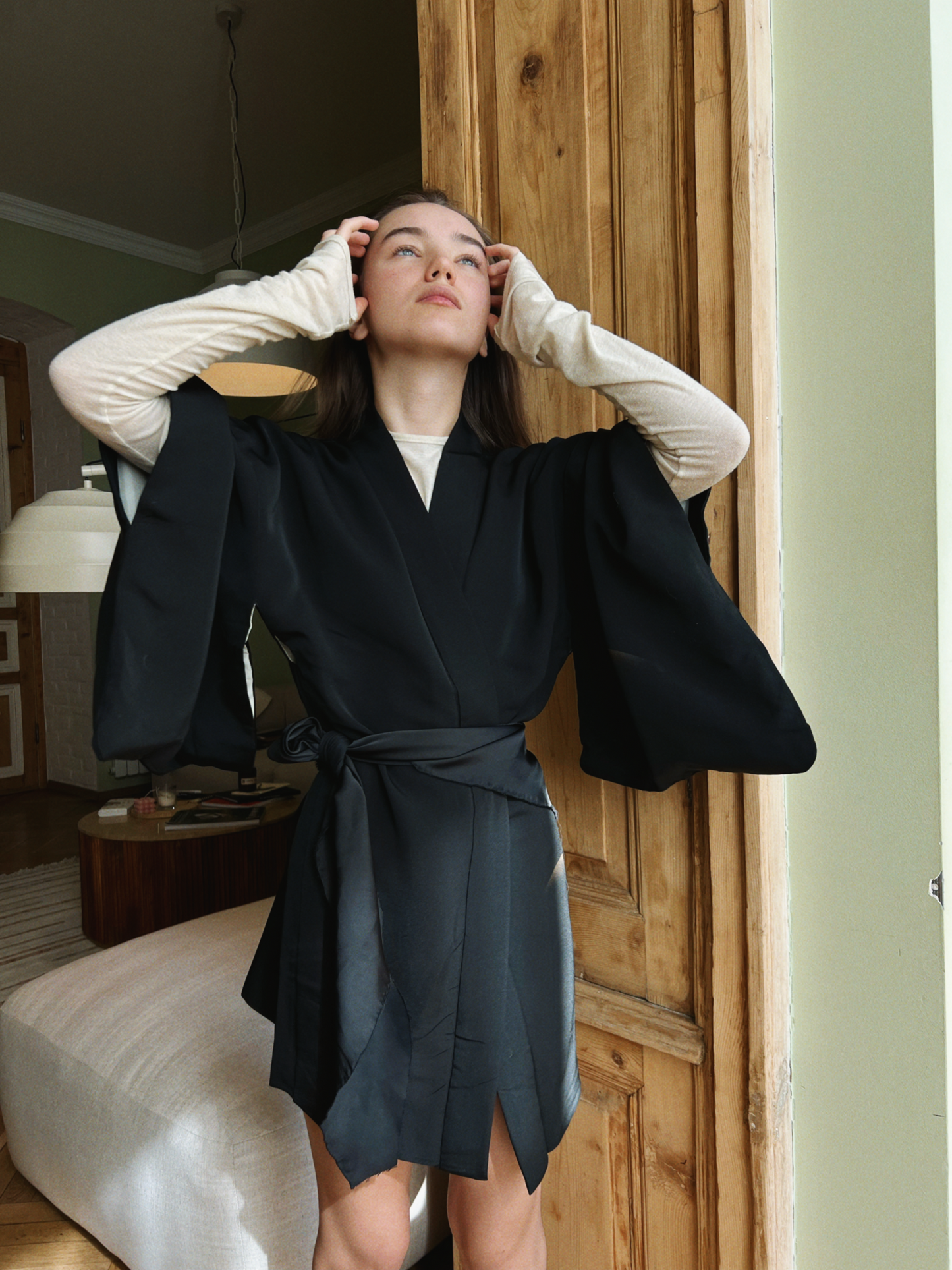 Haori with a tower