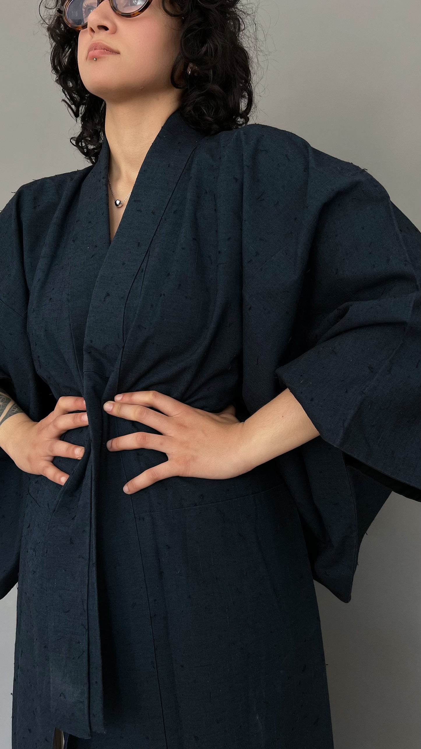 Kimono wild silk