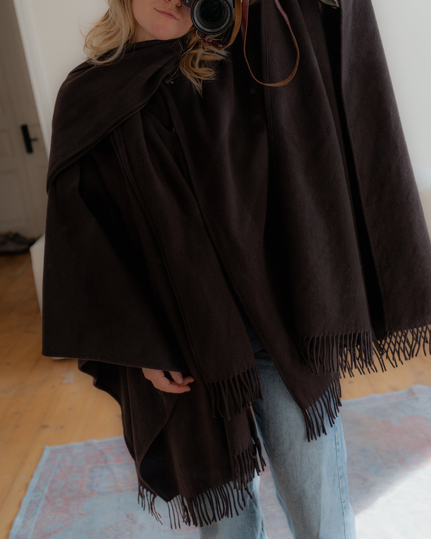 Chocolate poncho