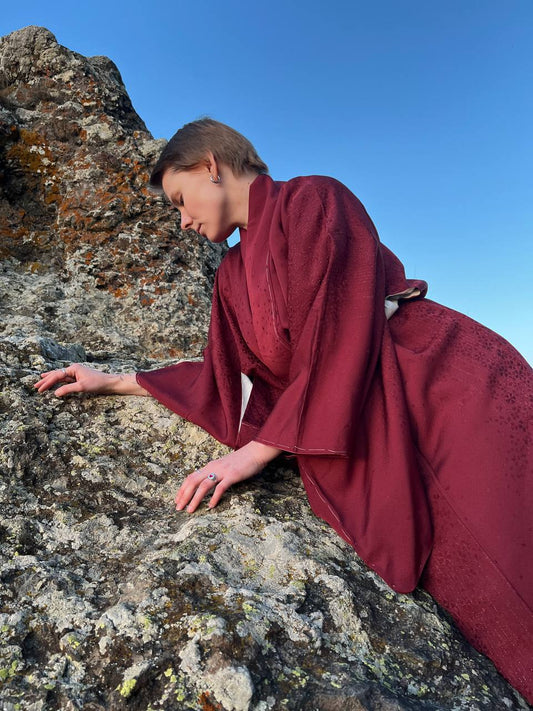Kimono burgundy