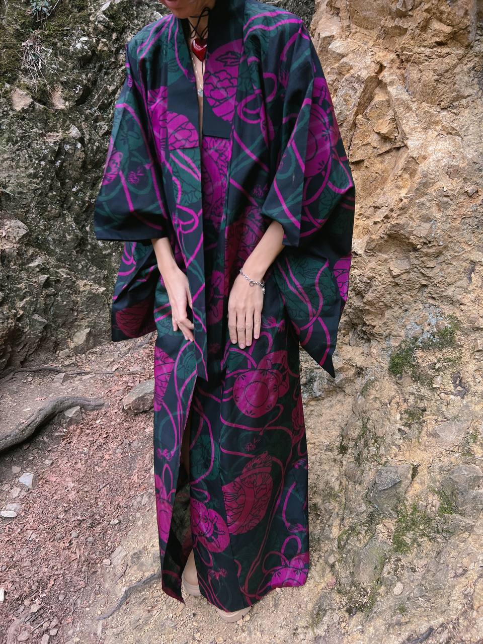 Kimono with long sleeves
