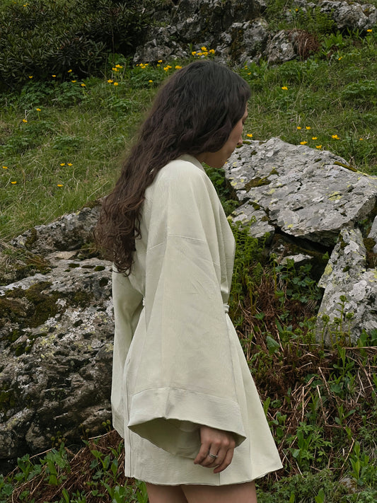 Grass Kimono Dress